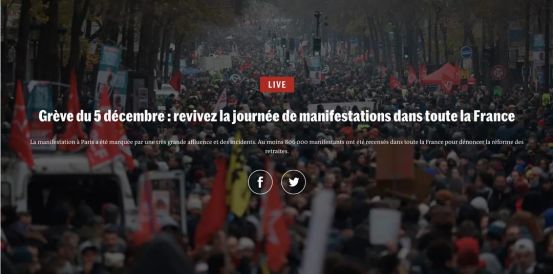 全国大瘫痪！自由民主的法兰西又要大革命？