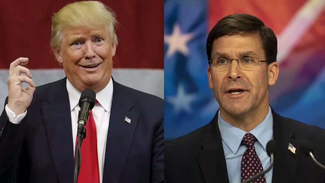 穿帮？美国防部长埃斯珀打脸特朗普！