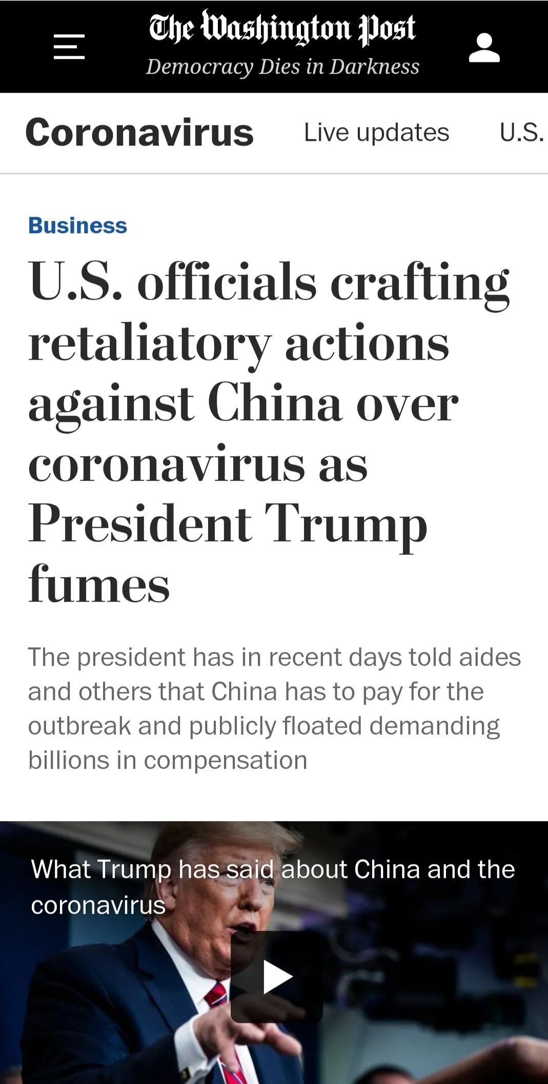 美国向中国索赔，中美新冷战已开启！