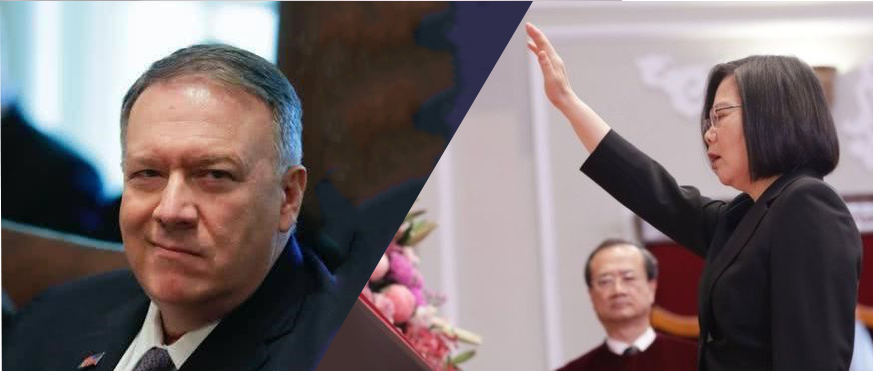 蓬佩奥公开祝贺蔡英文，这两人有啥猫腻？
