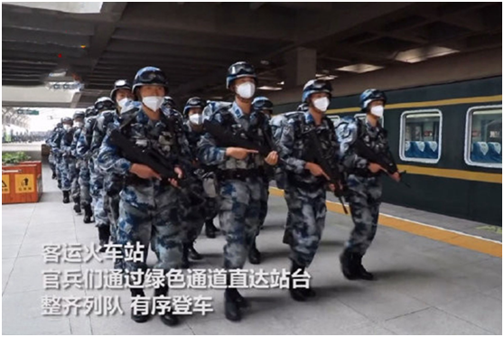 今天，我们要向守卫边疆的中国军人深深致敬！