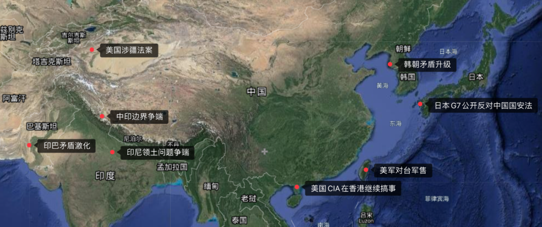 它们都在针对中国！