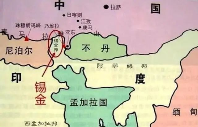 印度鲸吞锡金是中国的痛！