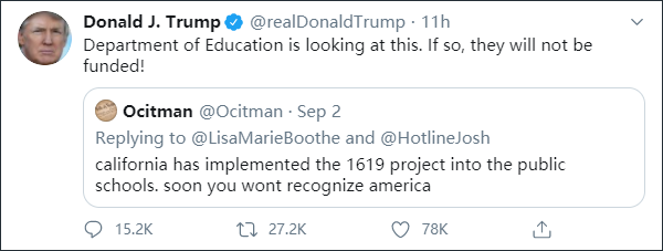 纽约时报的1619项目，改写了整个美国历史！