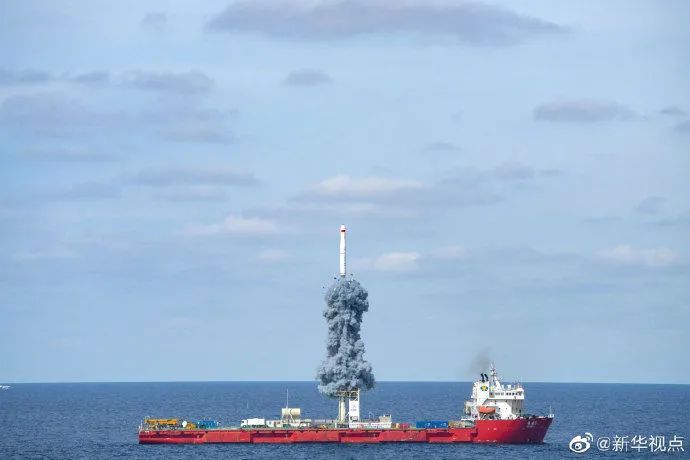 中国黄海一箭九星！这种能力，印度怕不怕？