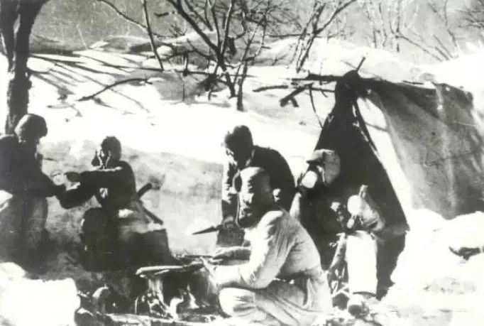 长津湖那个极寒冬天，守候一夜的官兵成战斗队形冻死在简易掩体里，我的三叔也长眠在朝鲜……