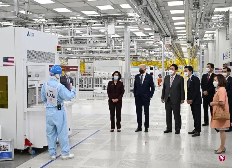 美国要搞“芯片霸权”？拜登首访亚洲第一站直奔韩国三星半导体工厂！