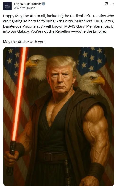 绝地武士特朗普！