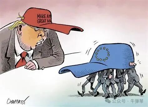 USA vs Europe | Globecartoon - Political Cartoons - Patrick Chappatte