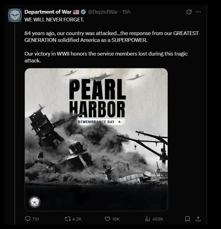 美国人以为珍珠港是中国偷袭的！