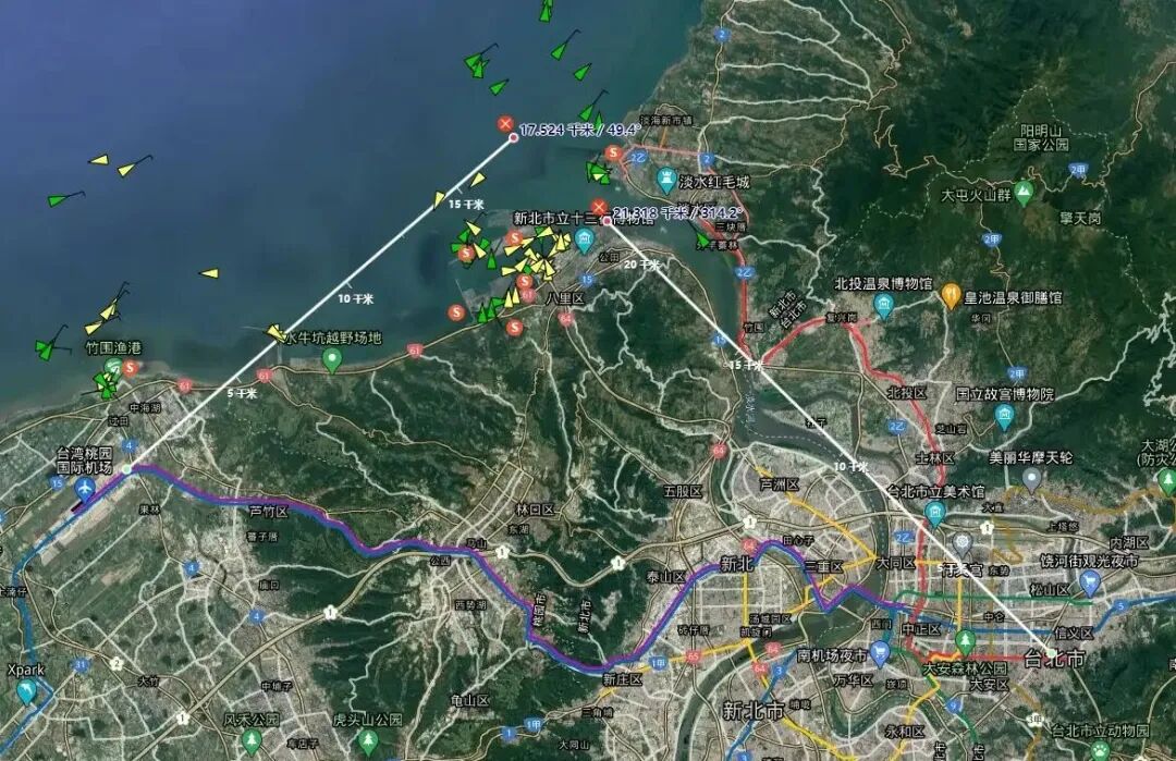 解放军无人机俯瞰台北 101 大厦，能否算出实际距离？