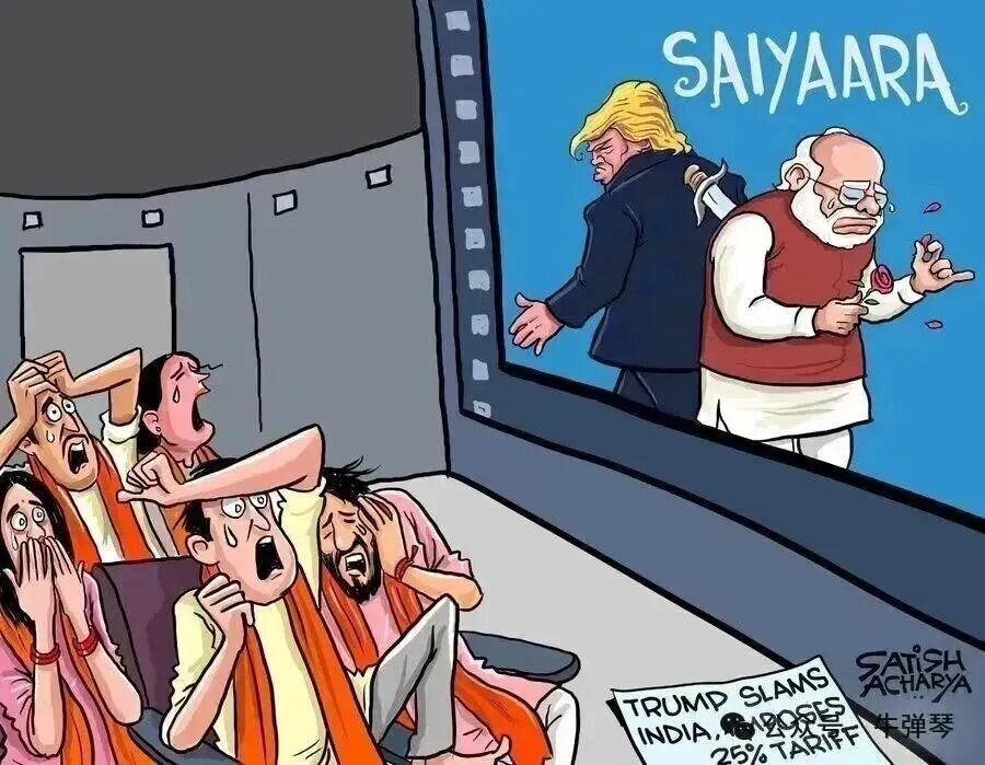 连锁反应来了，印度打脸特朗普！