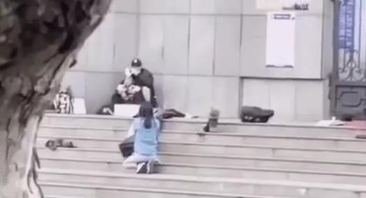 挥刀向更弱者，死有余辜！