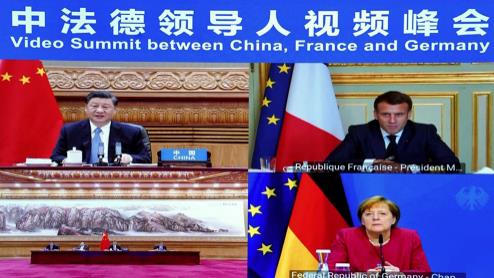 中法德这个时候谈气候，有何深意！