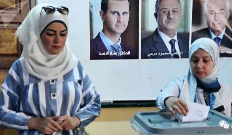 叙利亚大选结束，中俄致贺！但西方不承认选举结果！