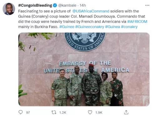 几内亚政变与美法有关，瞄准中国！