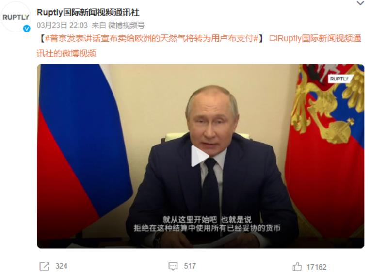 卢布能源出手，美元傻了！