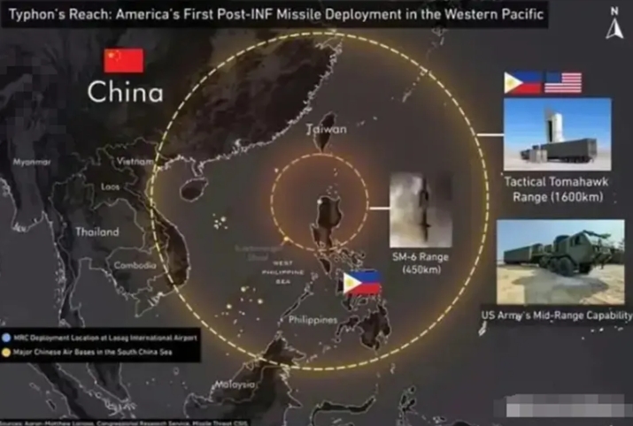 南海的历史转折点，美军中程导弹撤出菲律宾！