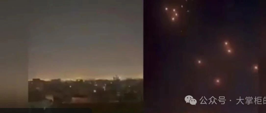 伊朗的烟花秀！