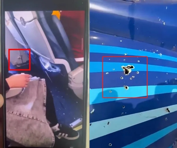 机尾爆炸，遍布弹孔，真要“鸟群”背锅？