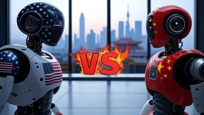 AI战争——中国向左，美国向右！