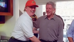 辣眼睛，特朗普与克林顿！