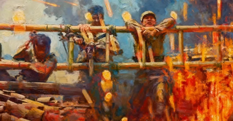 像一个人一样慷慨赴死，像一群人一样前仆后继！