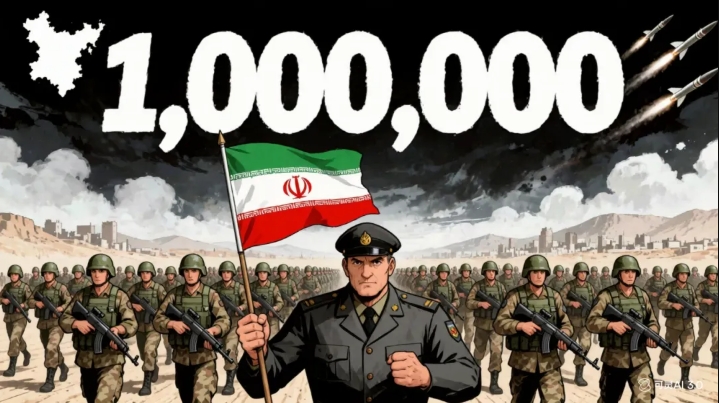 动员百万大军，伊朗要和美以决一死战！